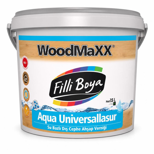 Aqua Universallasur Su Bazlı Dış Cephe Ahşap Verniği 2.5 Lt Mahagony