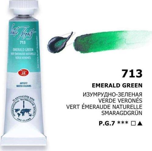 White Nights Extra-Fine Tüp Sulu Boya 10 Ml Emerald Green 713