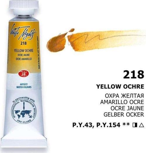White Nights Extra-Fine Tüp Sulu Boya 10 Ml Yellow Ochre 218
