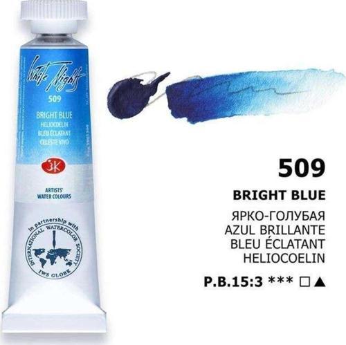 White Nights Extra-Fine Tüp Sulu Boya 10 Ml Bright Blue 509