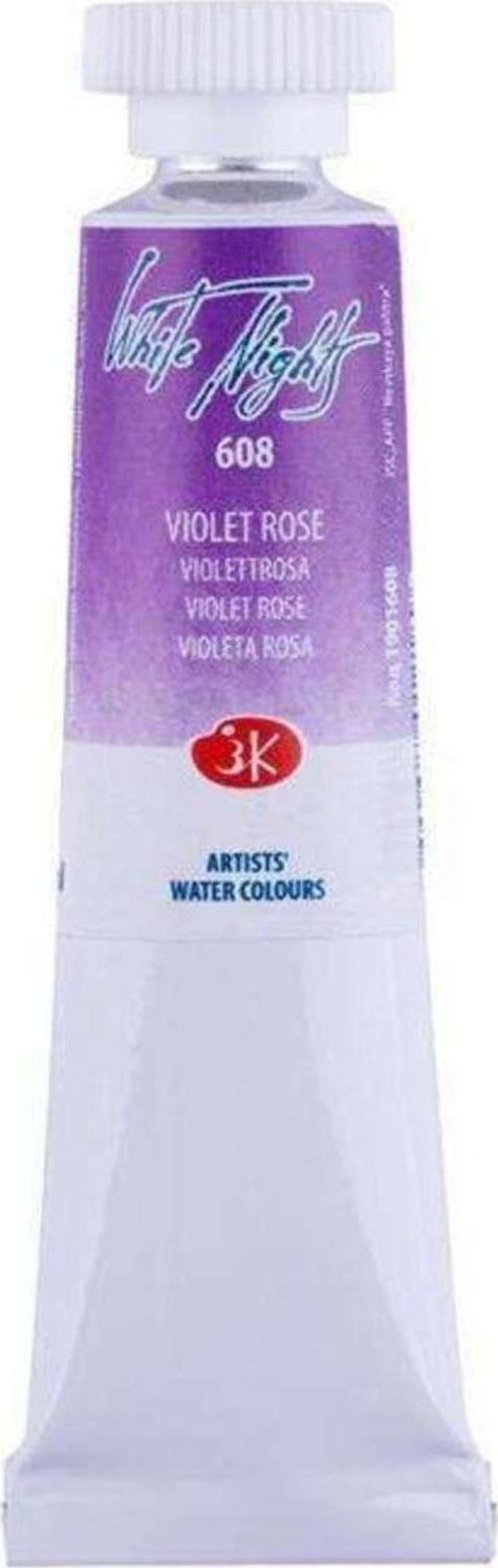 White Nights Extra-Fine Tüp Sulu Boya 10 Ml Violet Rose 608