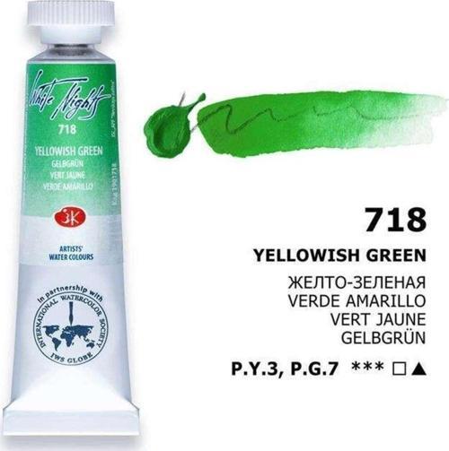 White Nights Extra-Fine Tüp Sulu Boya 10 Ml Yellowish Green 718