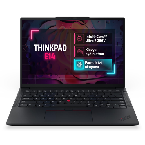 ThinkPad E14 Gen 7 Intel Core Ultra 7 256V 16GB 1TB SSD 14" Freedos Laptop 21U2007NTX 001