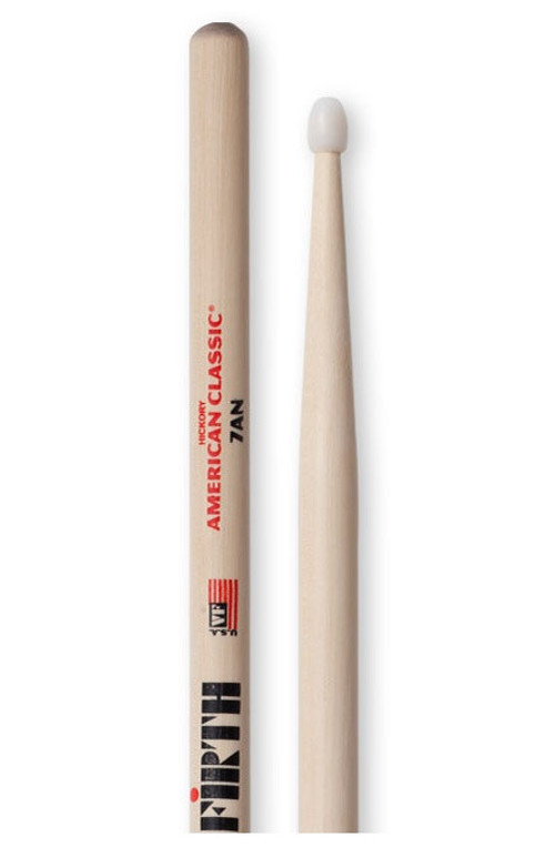 VICFIRTH V7AN BAGET (ÇİFT) 7A NYLON, HICKORY, 0.540"x15 1/2", ME