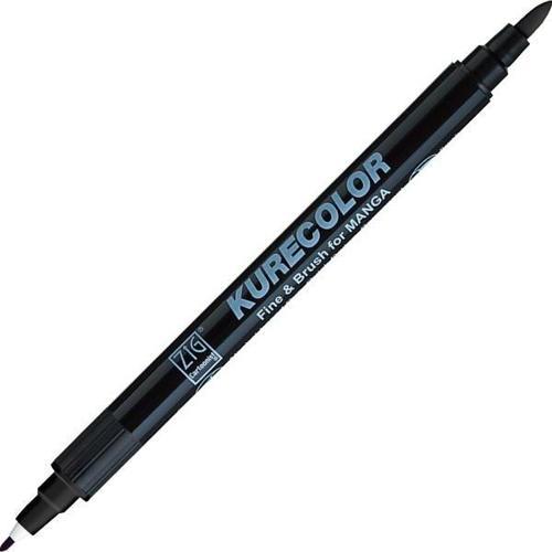 Kurecolor Fine & Brush for MANGA Marker Çizim Kalemi 900 Black