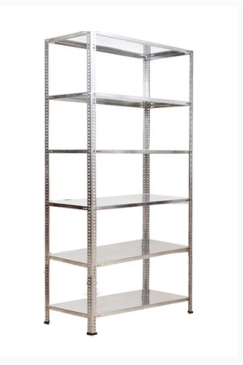 6 Katlı Galvaniz Çelik Raf Arşiv Rafı Depo Rafı Kiler Rafı 31x60x200