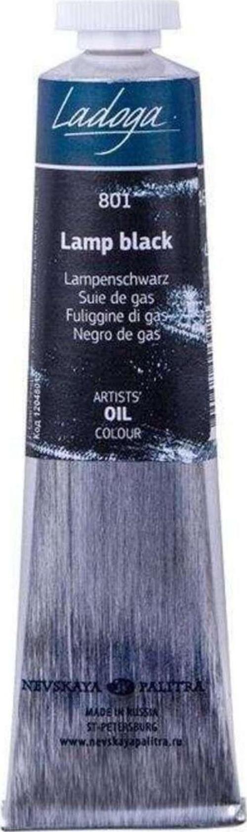 Ladoga Yağlı Boya 46 Ml Lamp Black 801