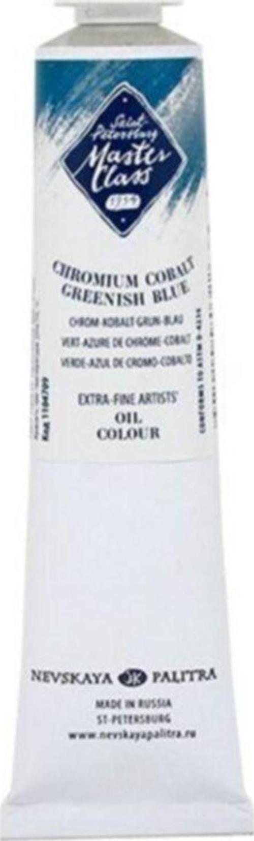 St Ptersburg Master Class Oıl Color 46Ml S4 Chromıum Cobalt Greenısh Blue