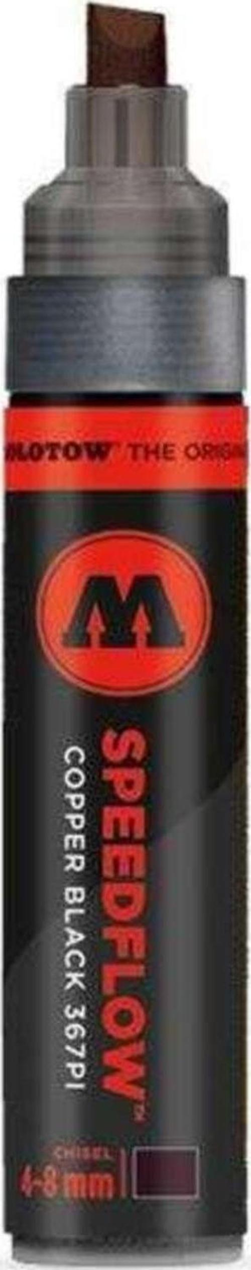 367Pı Coversall Graffiti Tagmarker Speed Flow Kesik Uç Kalem 4 - 8 Mm Copper Black