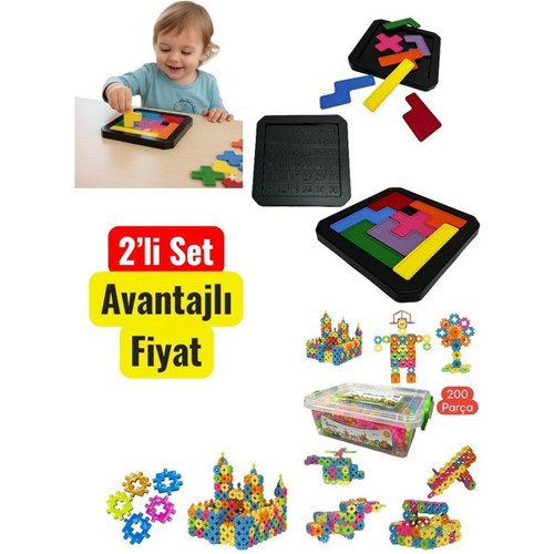 Eğitici Building Blocks+Zeka Blokları +3Yaş+Montessori Oyuncak+Renkleri Birleştirilebilir+Yapı Seti+Eğitici Oyuncak+Manyetik+Anne Bebek+Renkli
