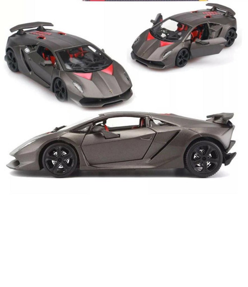 Burago Lamborghini Sesto Elemento 1/24 Koyu Gri Model Araba