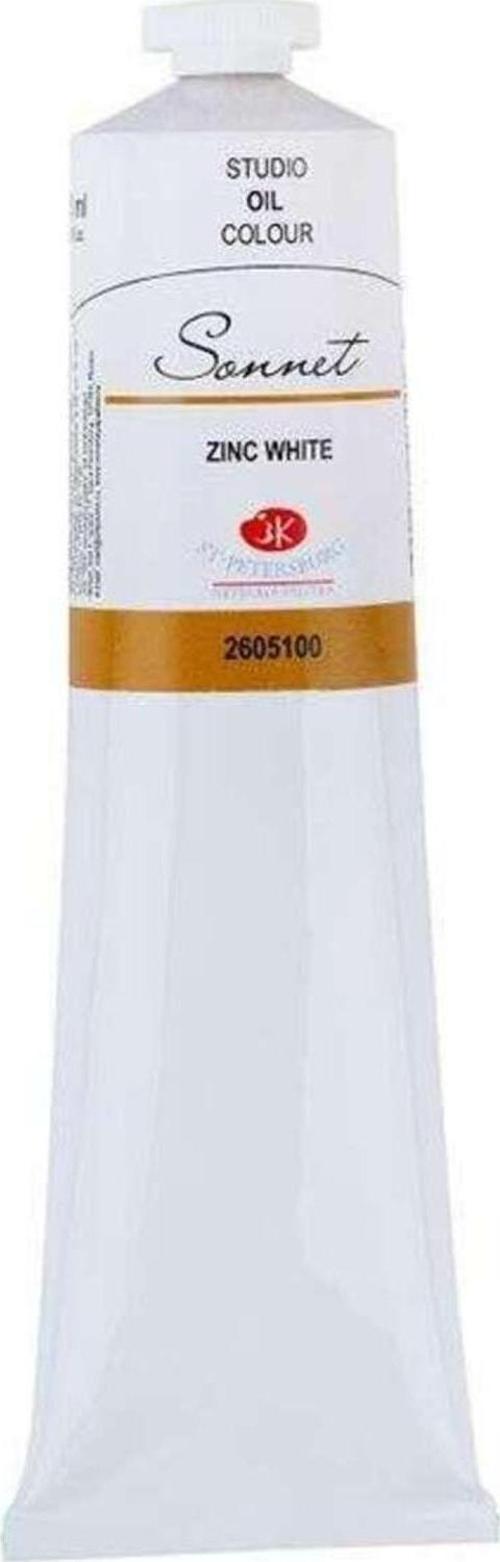 St Petersburg Sonnet Studıo Oıl Colour 120Ml 100 Zınc Whıte