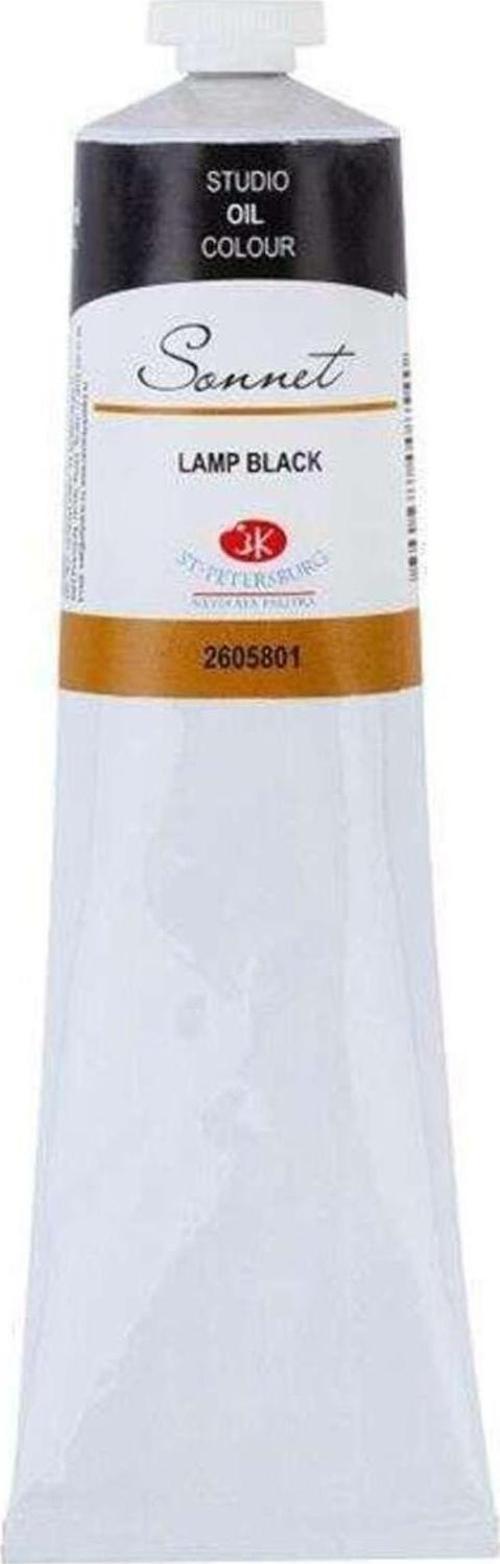 Lamp Black Studio Oil Colour 120 Ml 801