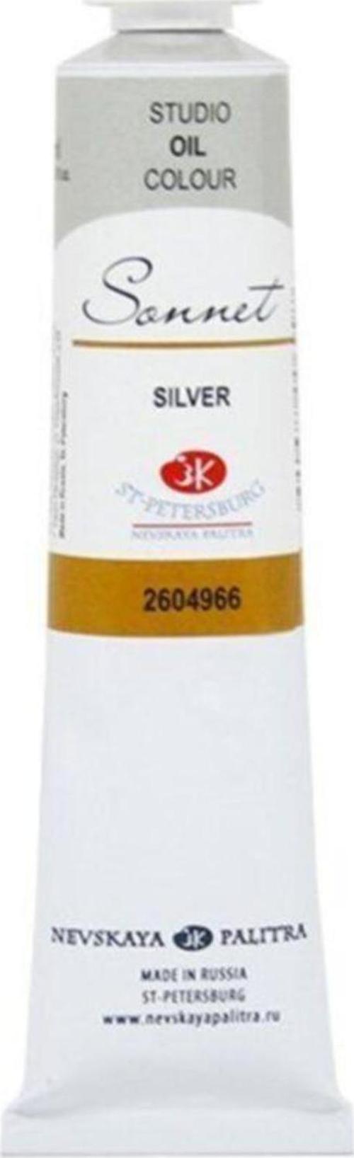 St Ptersburg Sonnet Studıo Oıl Colour 46 Ml S2 Sılver