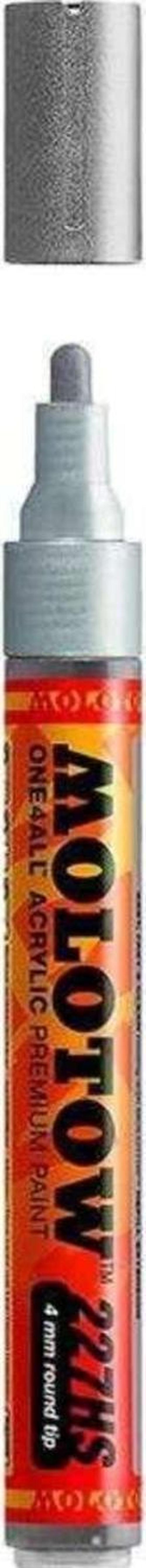 227Hs One4All Akrilik Marker Kalem 4 Mm Metallic Silver 227
