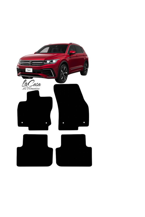 Vw Tiguan (2016-2024)Uyumlu Lacasa Velur Halı Paspas