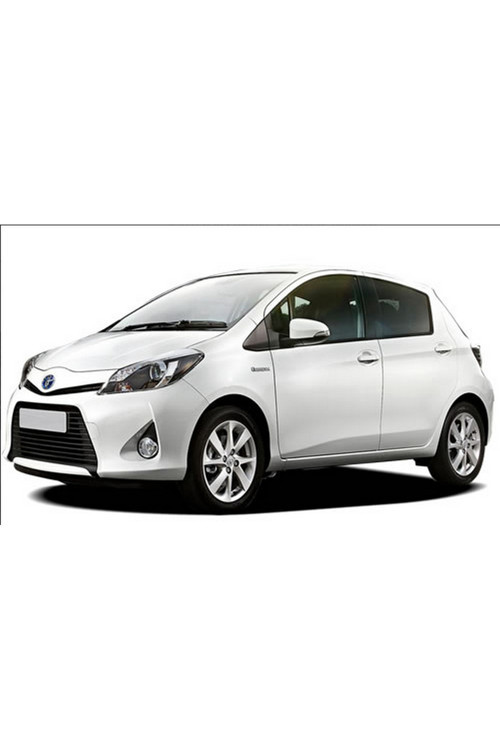 Toyota Yaris Xp 130-Hybrid (2013-2019) Uyumlu Renkli Biye-Silikon Topukluklu Velur Halı Paspas