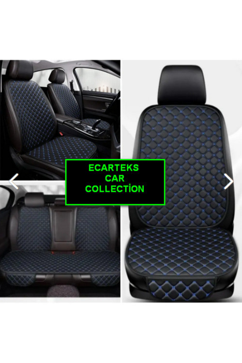 Fiat / Tofaş Tipo La Casa Terletmez Cepli Oto Kılıf-Minder Seti ( 7 Parça ) Mavi