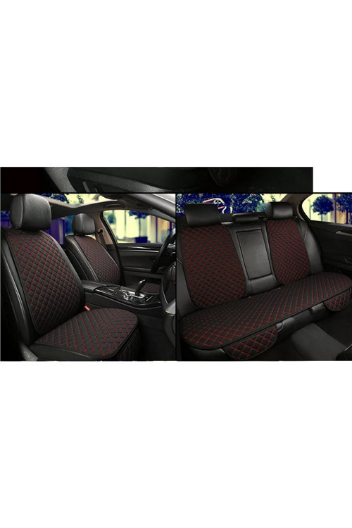 Ford Transit Connect Terletmez Cepli Oto Kılıf-Minder Seti ( 7 Parça ) Kırmızı