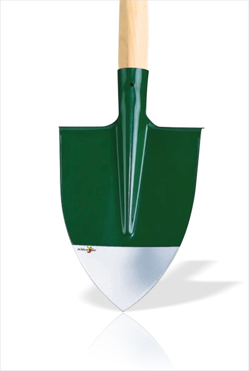 Uzun Saplı 140 cm Çelik Sivri Uçlu Sağlam 2 mm Kalınlığında 30 cm Bel Küreği Bahçe Tarla Ekim Öncesi Toprak Kaldırmak İçin Eğilmez Sertleştirilmiş Sivri Uçlu Çim Depkili Bel Küreği ve Sap