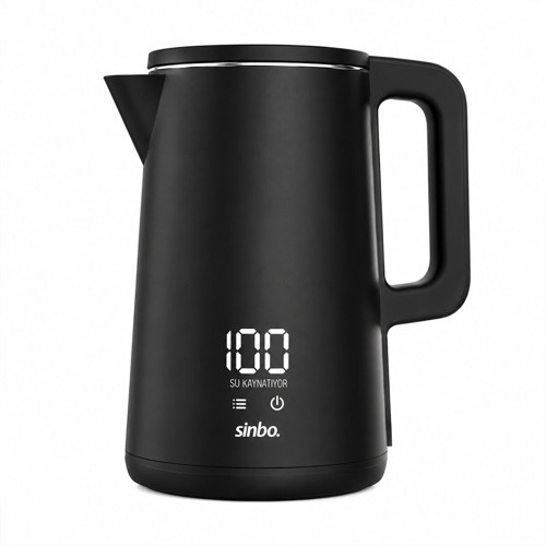 1.8L 1500W PLASTİK KAPAK - DOKUNMATİK EKRAN DİJİTAL KETTLE SU ISITICISI KABLOSUZ KULLANIM SK-804