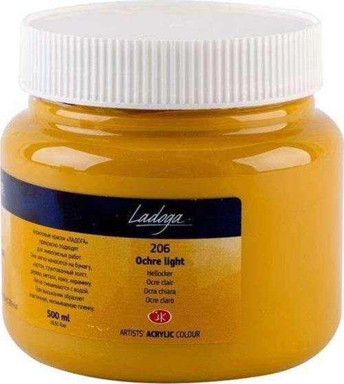 Ladoga Akrilik Boya 500 Ml Ochre Light 206