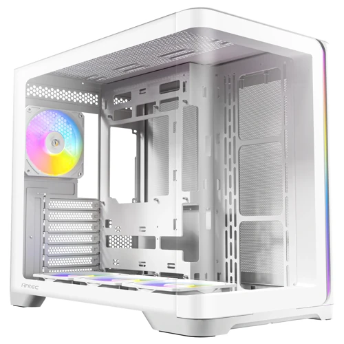 C5 Curve ARGB 4x120mm ARGB Fan Kavisli Temperli Cam USB Type-C Beyaz Mid Tower Gaming (Oyuncu) Kasa