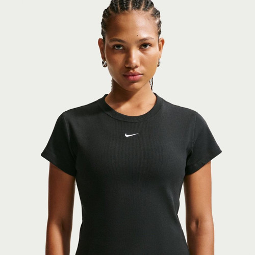 NIKE W NSW RIB TGHT SS TEE Kadın T-Shirt HV4994-010