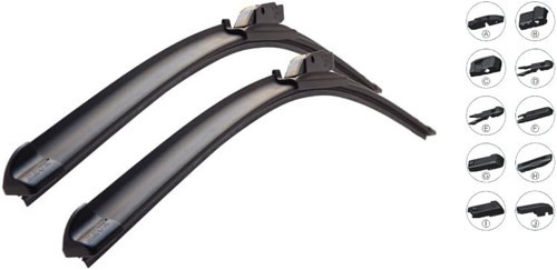 Silecek Süpürgesi Ön Muz Tipi 10 Aparat 480 Mm 19" Max 121 01 119