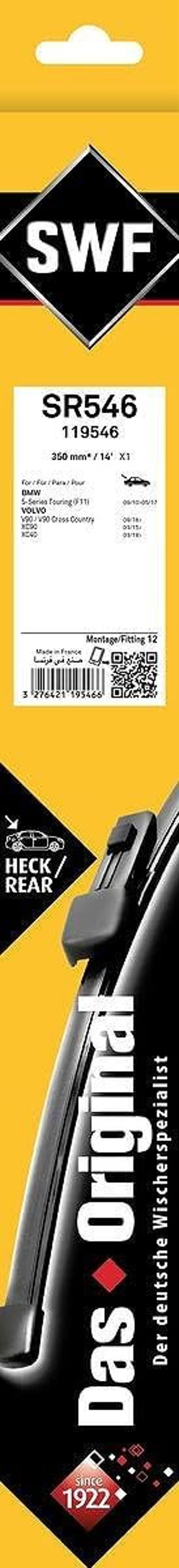 Valeo Swf Das Original Rear Arka Silecek Volvo Xc40 (2017 Ve Sonrası), Volvo Xc90 Ii (2016-2021) (35