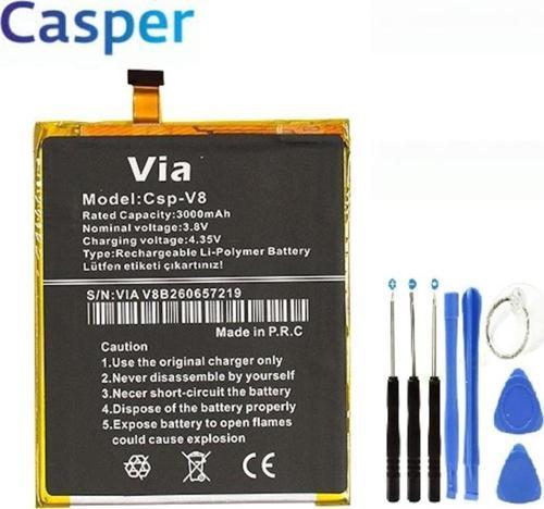 Casper Via V8 Pil Batarya ve Tamir Seti