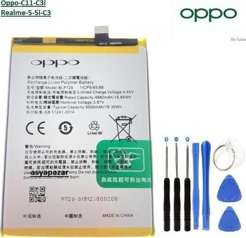 Oppo C11-C3i Pil Batarya BLP729 + Tamir Seti