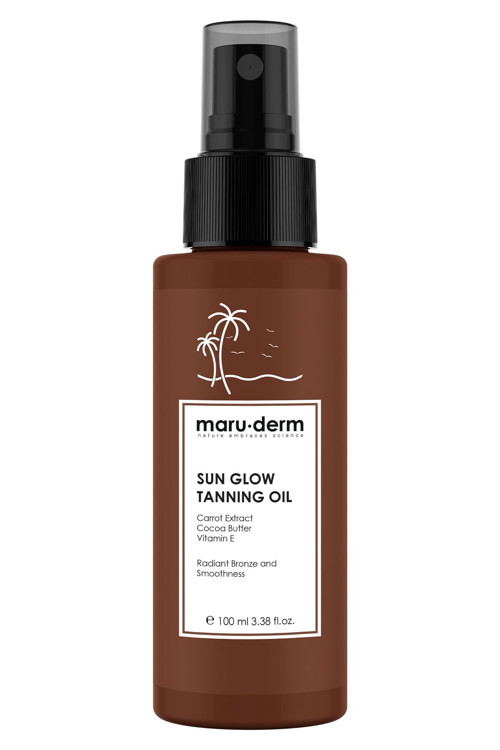 Maru.Derm SPF 0 Bronzlaştırıcı Güneş Yağı 100 ml