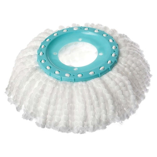 Mop Yedek Döner Başlık - Güçlü Emici Mikrofiber Tüyler, 360° Dönebilen Yedek Mop Ucu, Yer Yüzey Temizliği