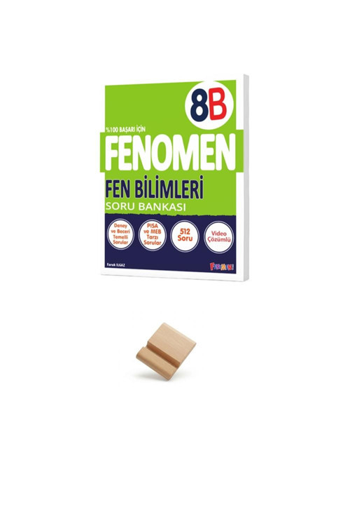Fenomen LGS 8. Sınıf 2027 B Serisi Fen Bilimleri Soru Bankası + Telefon Standı