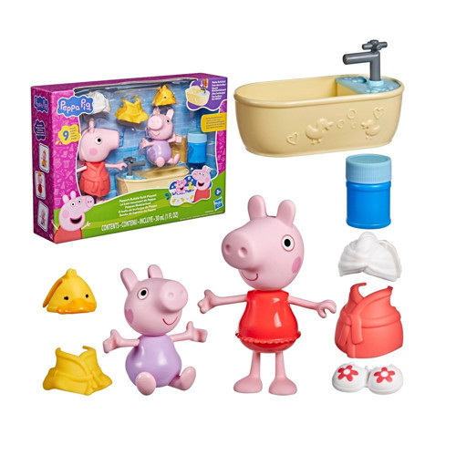 ve Arkadaşları Peppa'nın Köpük Banyosu Oyun Seti G3342-G2184