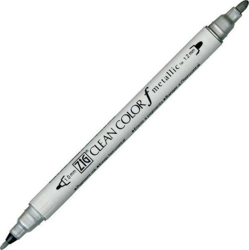 Clean Color f Çift Uçlu Kalem 102 Metallic Silver