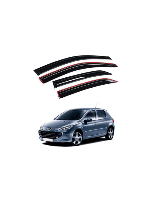 peugeot 307 hb ön arka 4.lü cam rüzgarlığı
