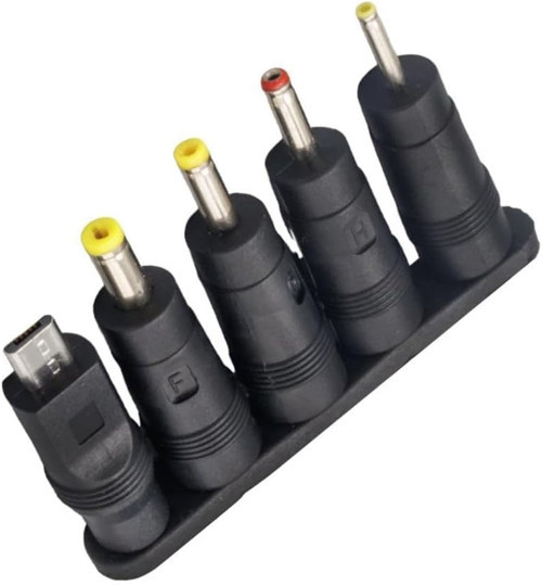 Çoklu Yedek Adaptör Uç Çevirici (2.5X0.7Mm - 4.8X1.7Mm - 3.0X1.1Mm - 4.0X1.7Mm - Micro Usb)