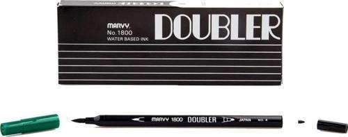 1800 Doubler Çift Uçlu Brush Pen 4 GREEN
