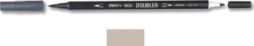 1800 Doubler Çift Uçlu Brush Pen 40 BROWNISH GREY