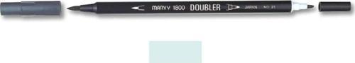 1800 Doubler Çift Uçlu Brush Pen 51 AQUA GREY