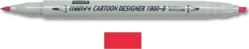 1900-B Cartoon Designer Grafik Markör 2 RED