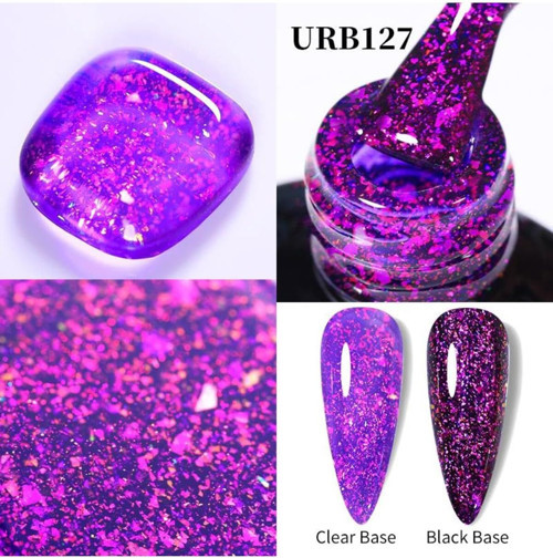 Tırnakmania Kalıcı Oje Flakes Rubber Base 7 Ml Urb127 4404