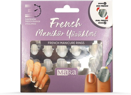 Mara Kozmetik Imm219.022 French Manikür Yüzükleri Klasik Model