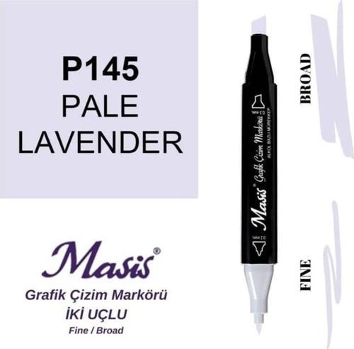 Çift Uçlu Marker Grafik Çizim Kalemi 145 Açık Lavanta