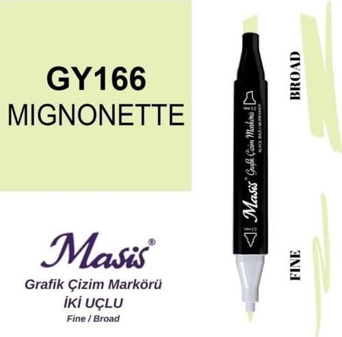Çift Uçlu Marker Grafik Çizim Kalemi 166 Muhabbet Çiçeği