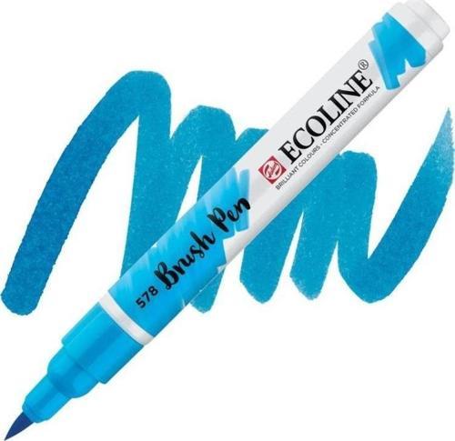 Ecoline Brush Pen Fırça Uçlu Kalem 578 Sky Blue Cyan