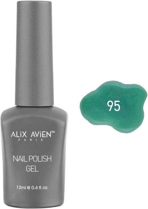 Işıltılı Yeşil Kalıcı Oje 95-Yoğun Renk Veren Jel Oje 12 Ml-Nail Uv Gel Polish 95