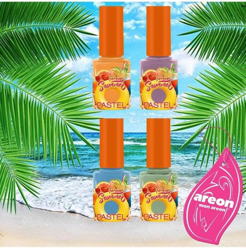 Pastel Oje 4'Lü 321-324-327-328 + Areon Mon Asma Koku